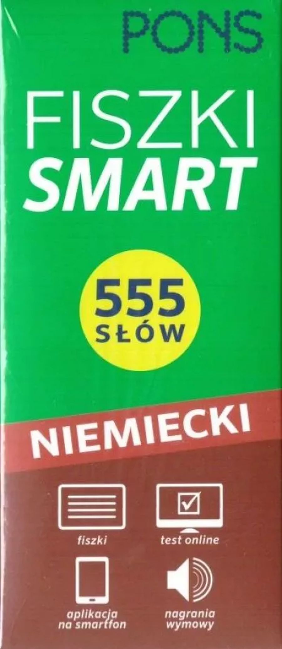 Image of Fiszki SMART 555 Niemiecki W. 3 PONS