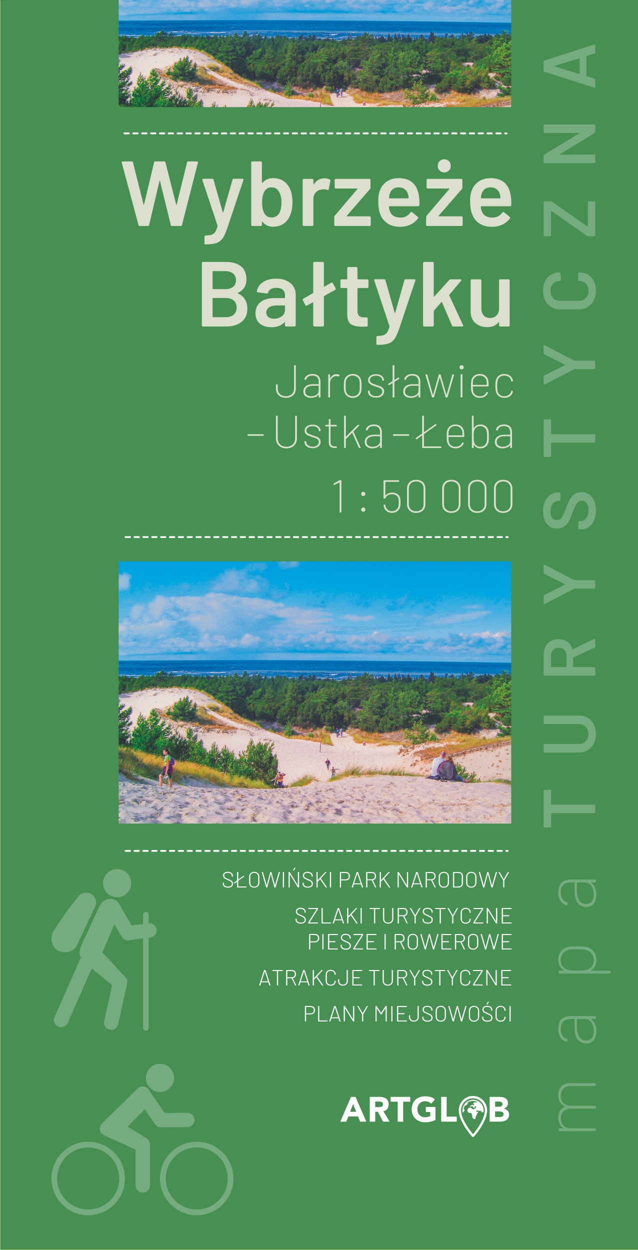 Image of Wybrzeże Bałtyku Jarosławiec - Ustka - Łeba 1:50 000