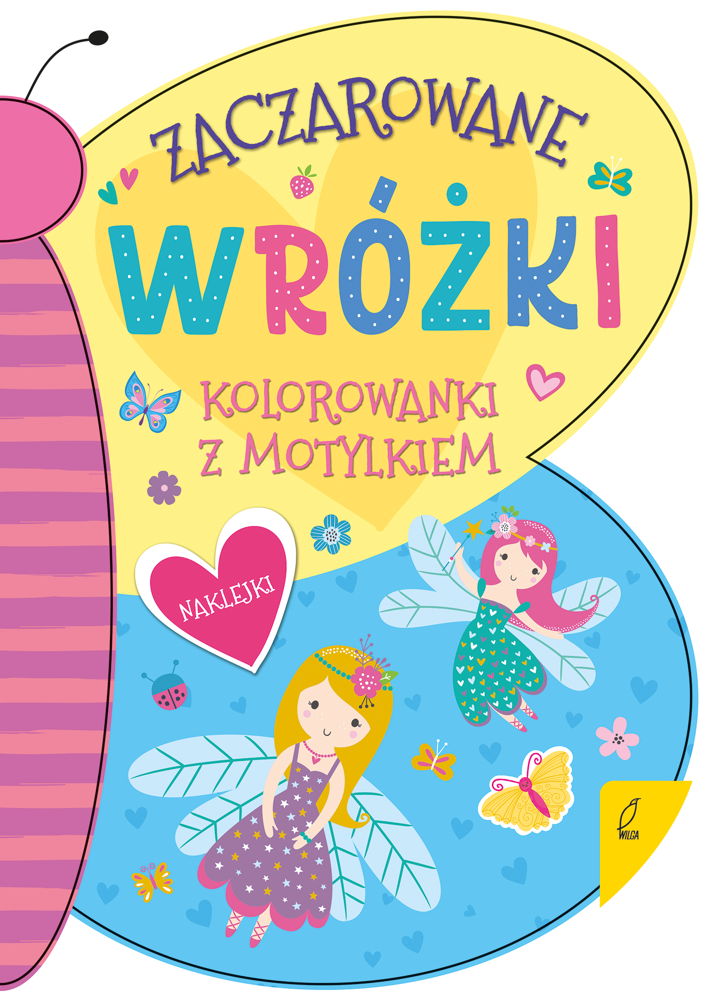 Image of Zaczarowane wróżki. Kolorowanka z motylkiem