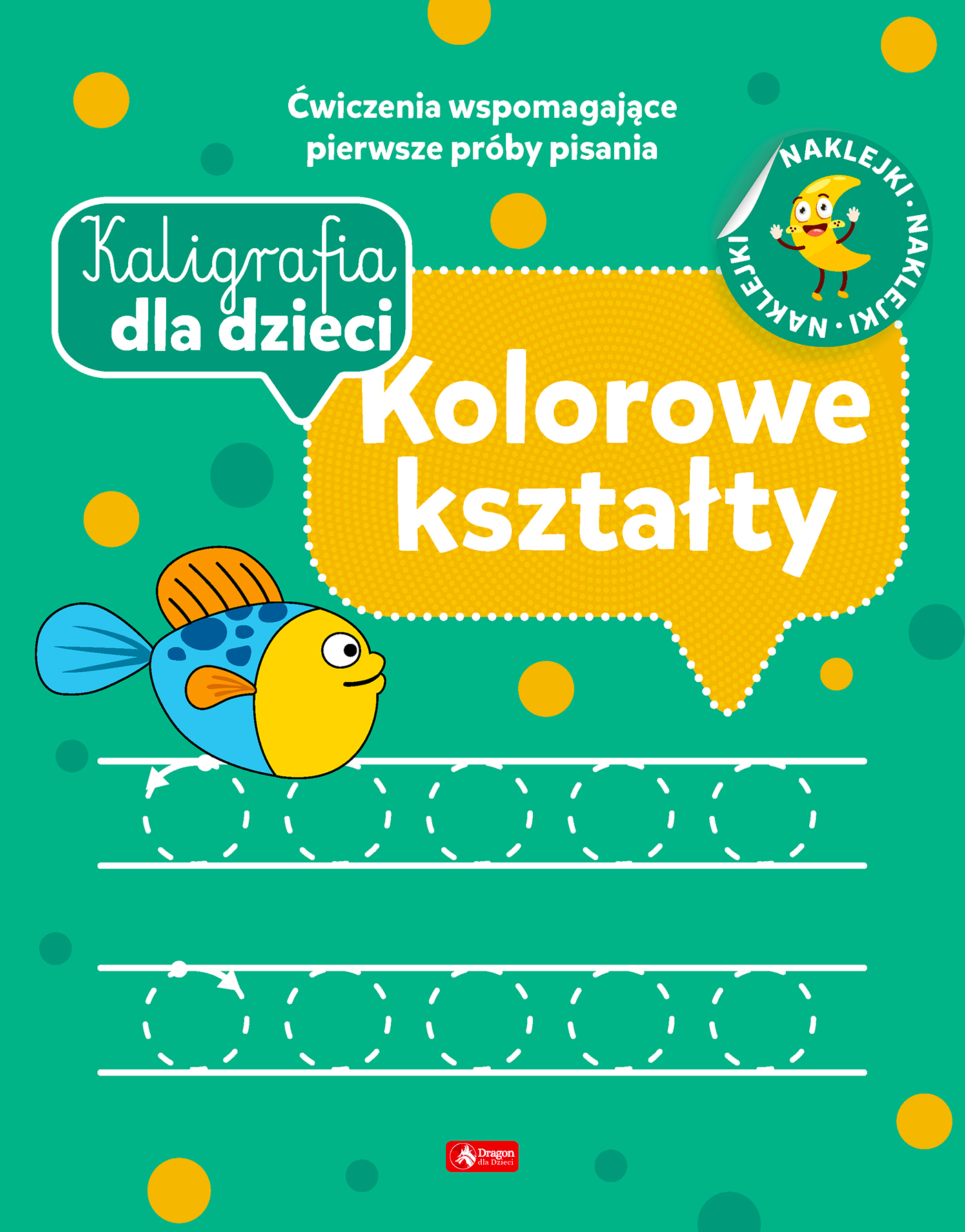 Image of Kaligrafia dla dzieci. Kolorowe kształty