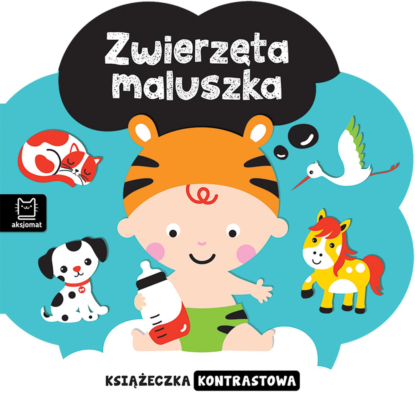 Image of Zwierzęta maluszka. Książeczka kontrastowa