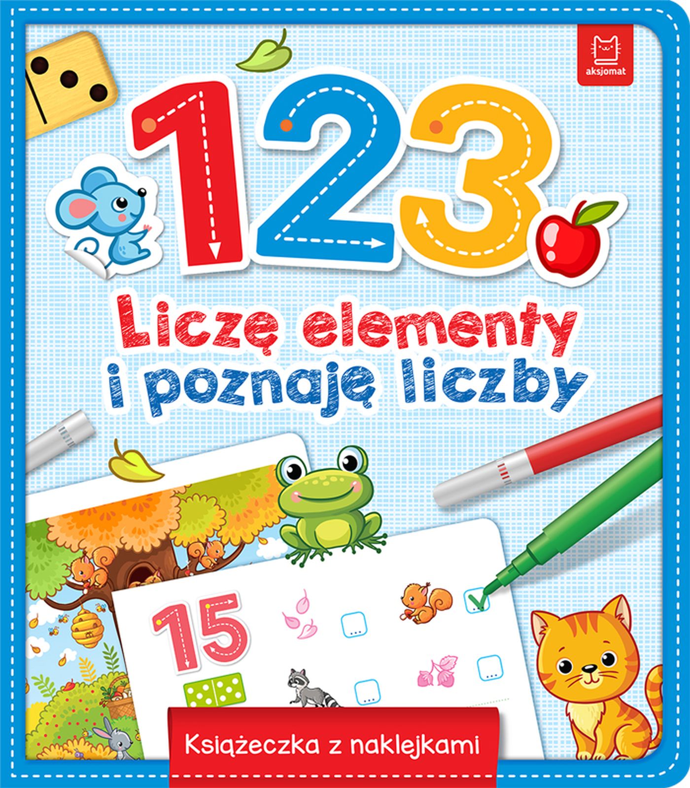 Image of 123 Liczę elementy i poznaję liczby. Książeczka z naklejkami