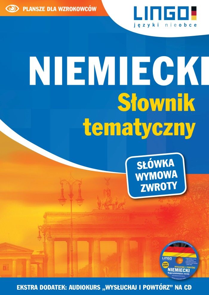 Image of Niemiecki słownik tematyczny książka + CD