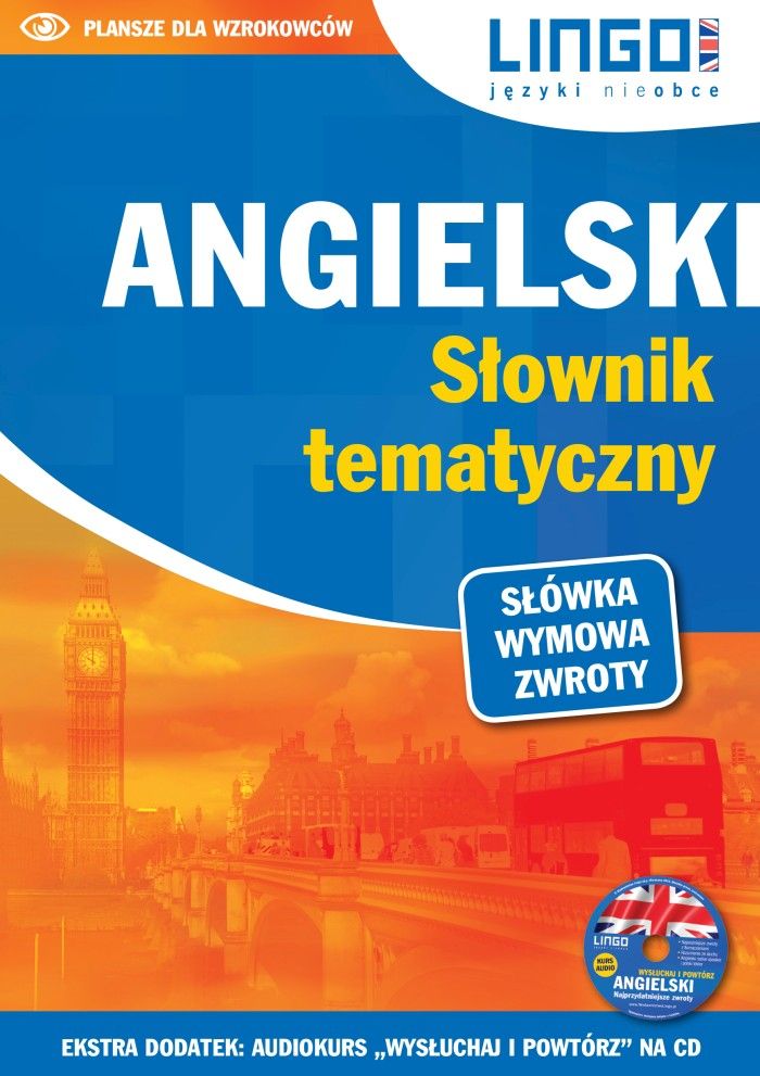 Image of Angielski słownik tematyczny książka + CD
