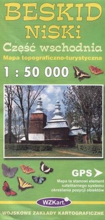 Image of Mapa Beskid Niski 1:50 000 WZKart