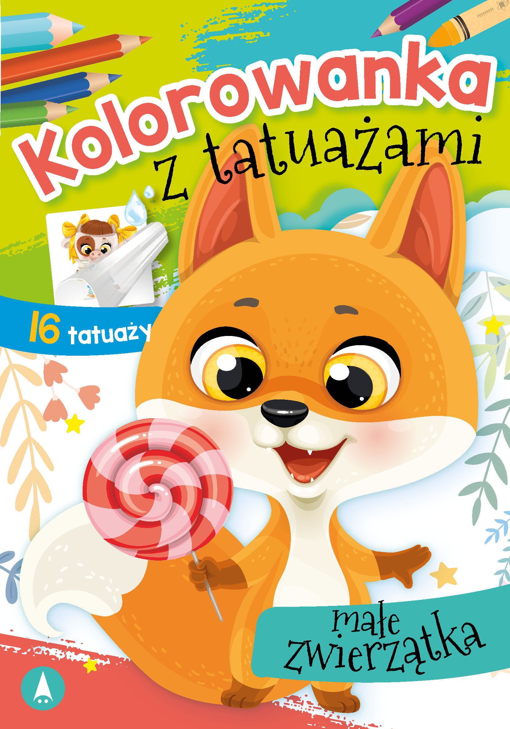 Image of Małe zwierzątka. Kolorowanka z tatuażami