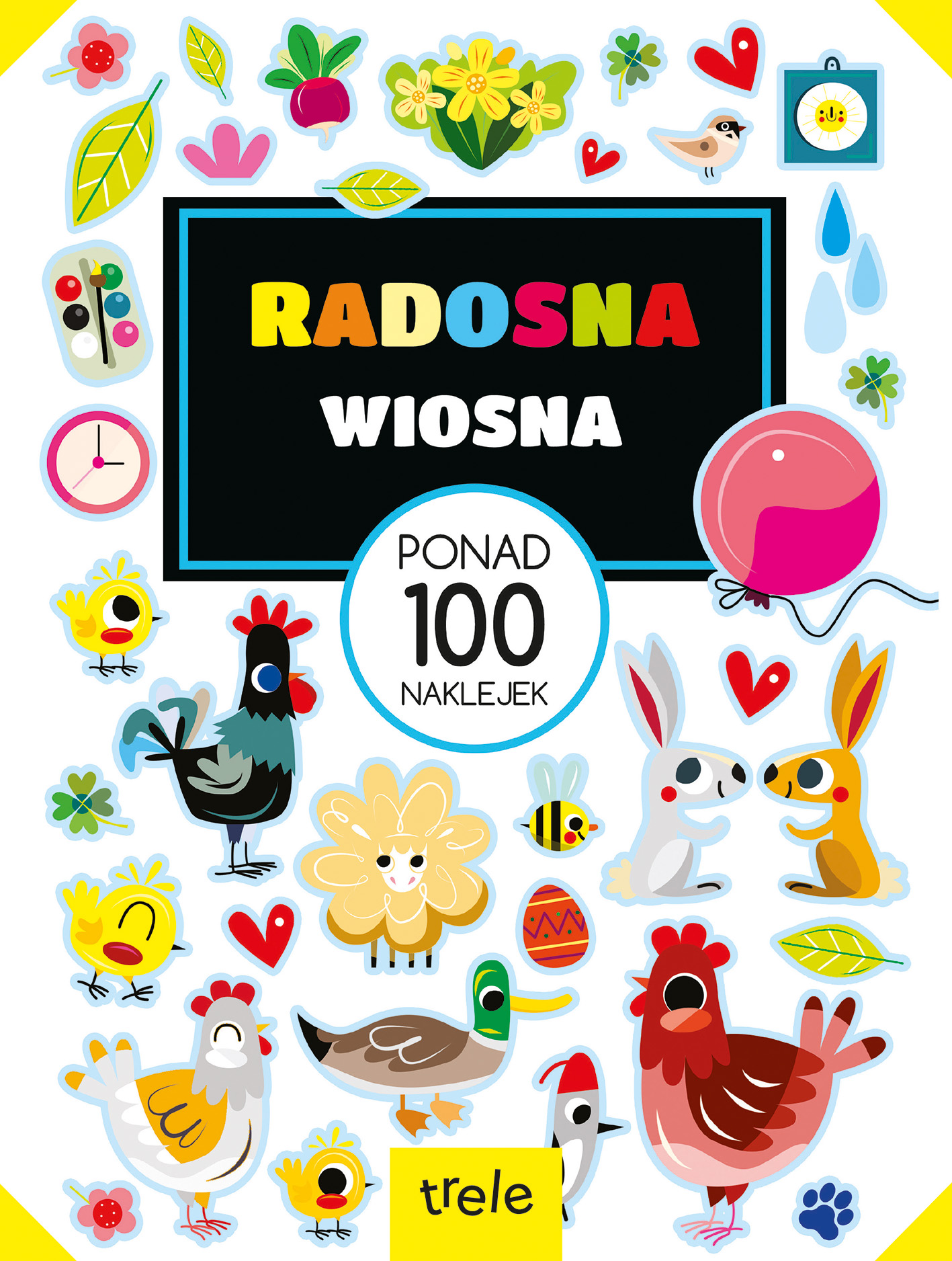 Image of Radosna wiosna. Ponad 100 naklejek. Ponad 100 naklejek