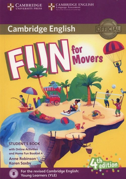 Image of Fun for Movers Student's Book + Online Activities + Audio + Home Fun Booklet 4
