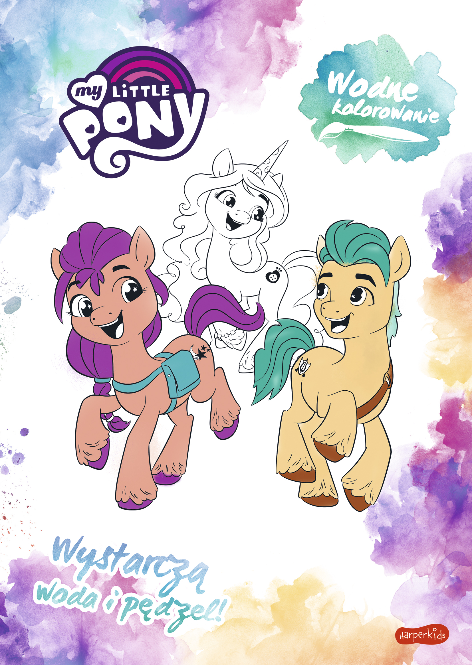 Image of My Little Pony. Wodne kolorowanie