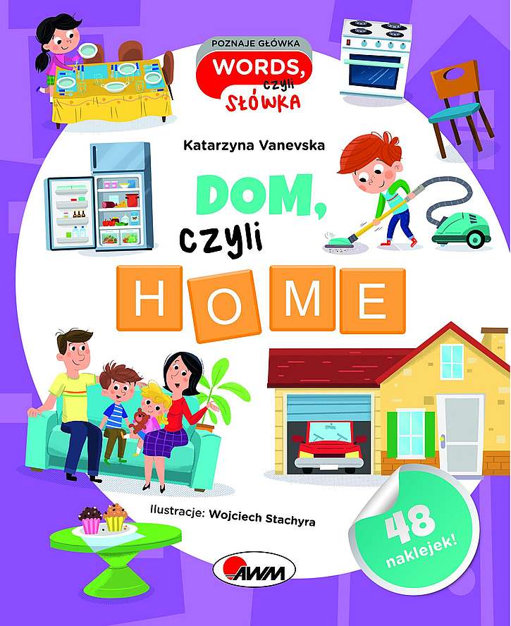 Image of Dom czyli home. Poznaje główka words, czyli słówka