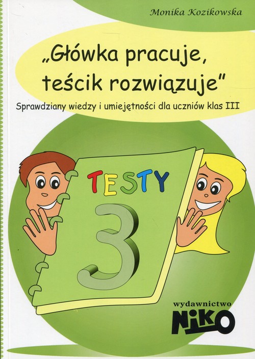 Image of Główka pracuje teścik rozwiązuje klasa 3