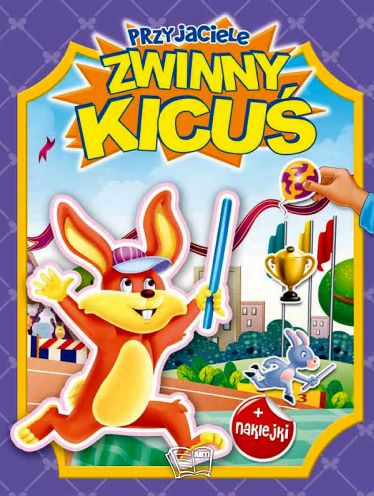 Image of Zwinny kicuś przyjaciele naklejki z brokatem