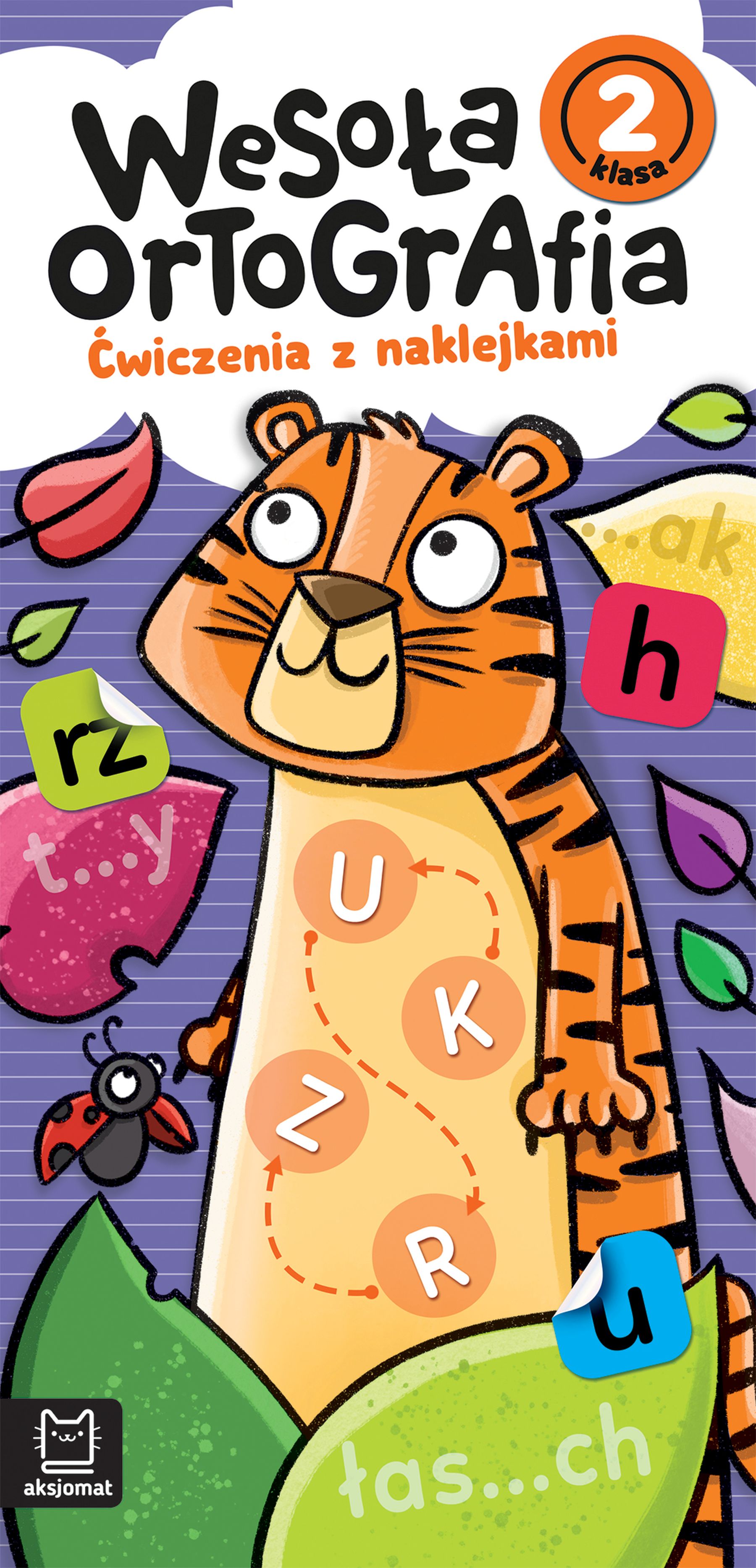 Image of Wesoła ortografia. Ćwiczenia z naklejkami. Klasa 2