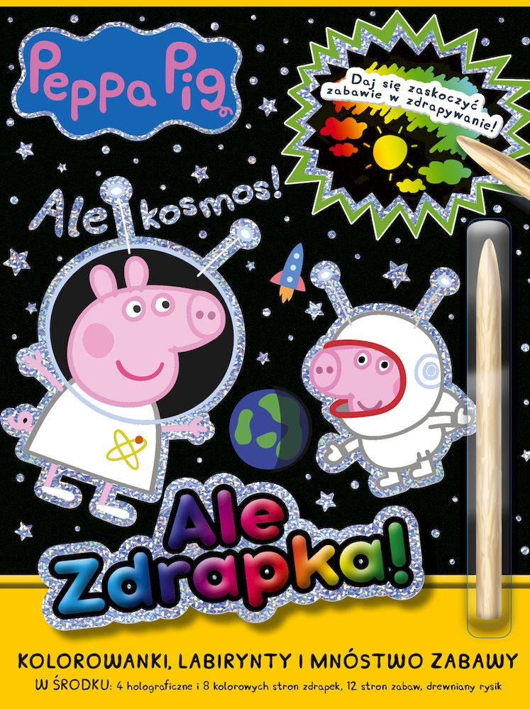 Image of Ale kosmos! Świnka Peppa. Ale zdrapka