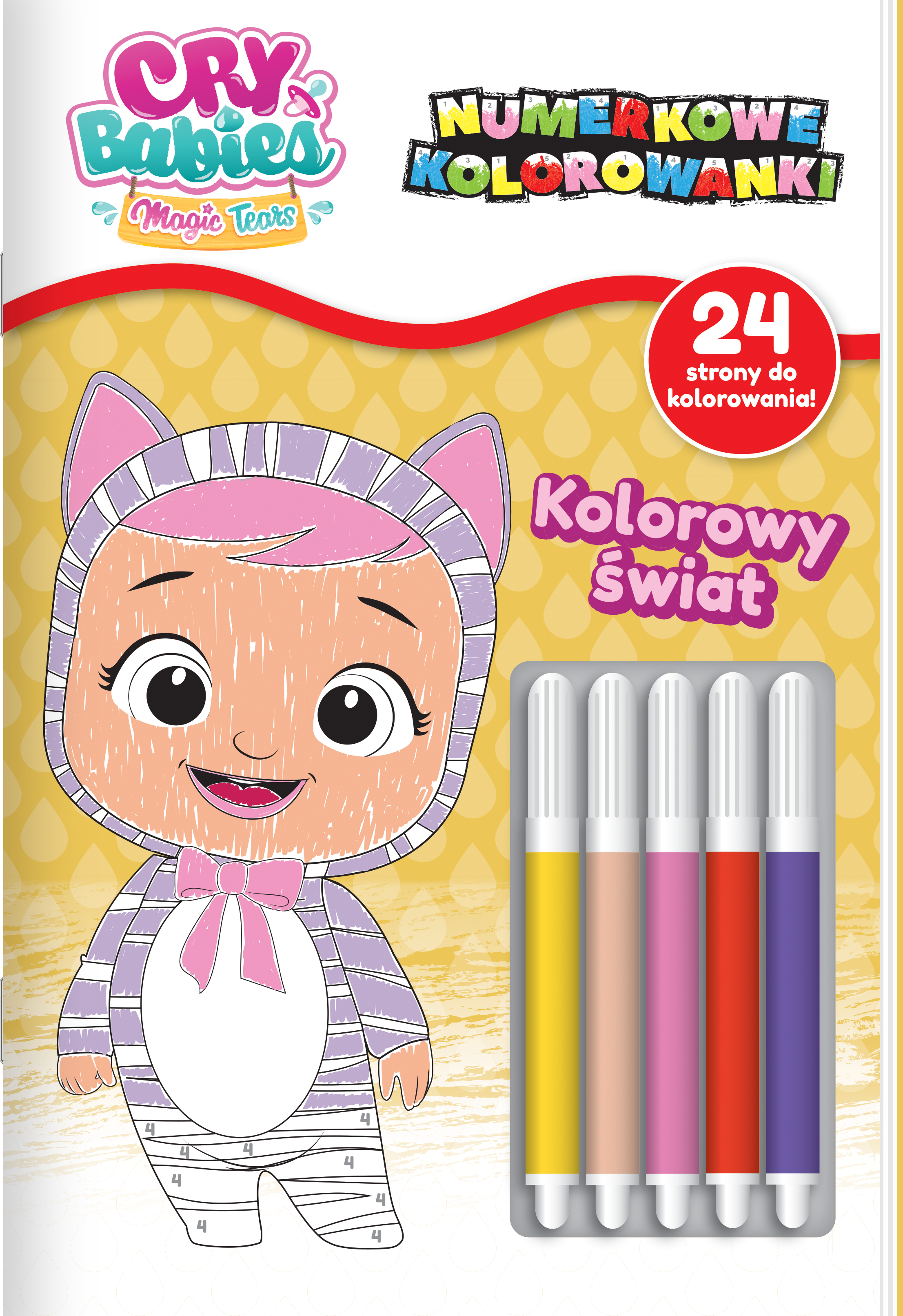 Image of Kolorowy świat. Numerkowe kolorowanki. Cry Babies
