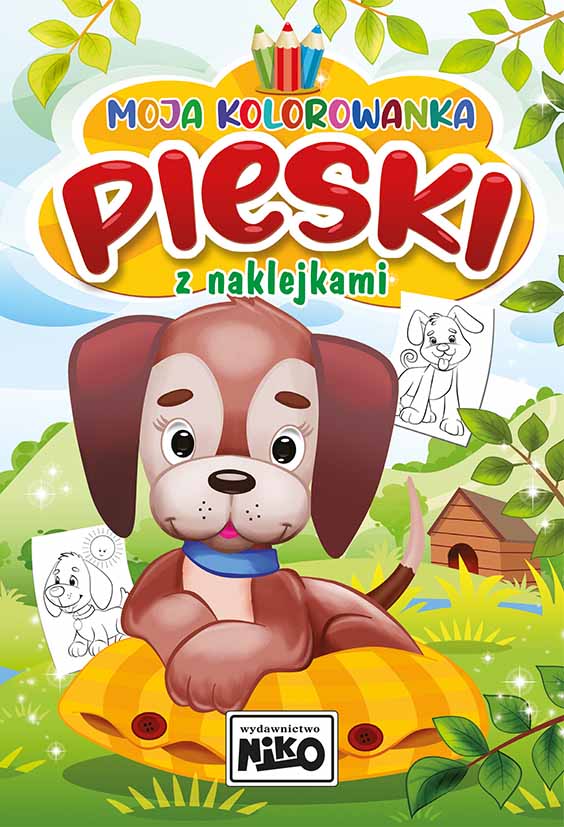 Image of Pieski. Moja kolorowanka z naklejkami