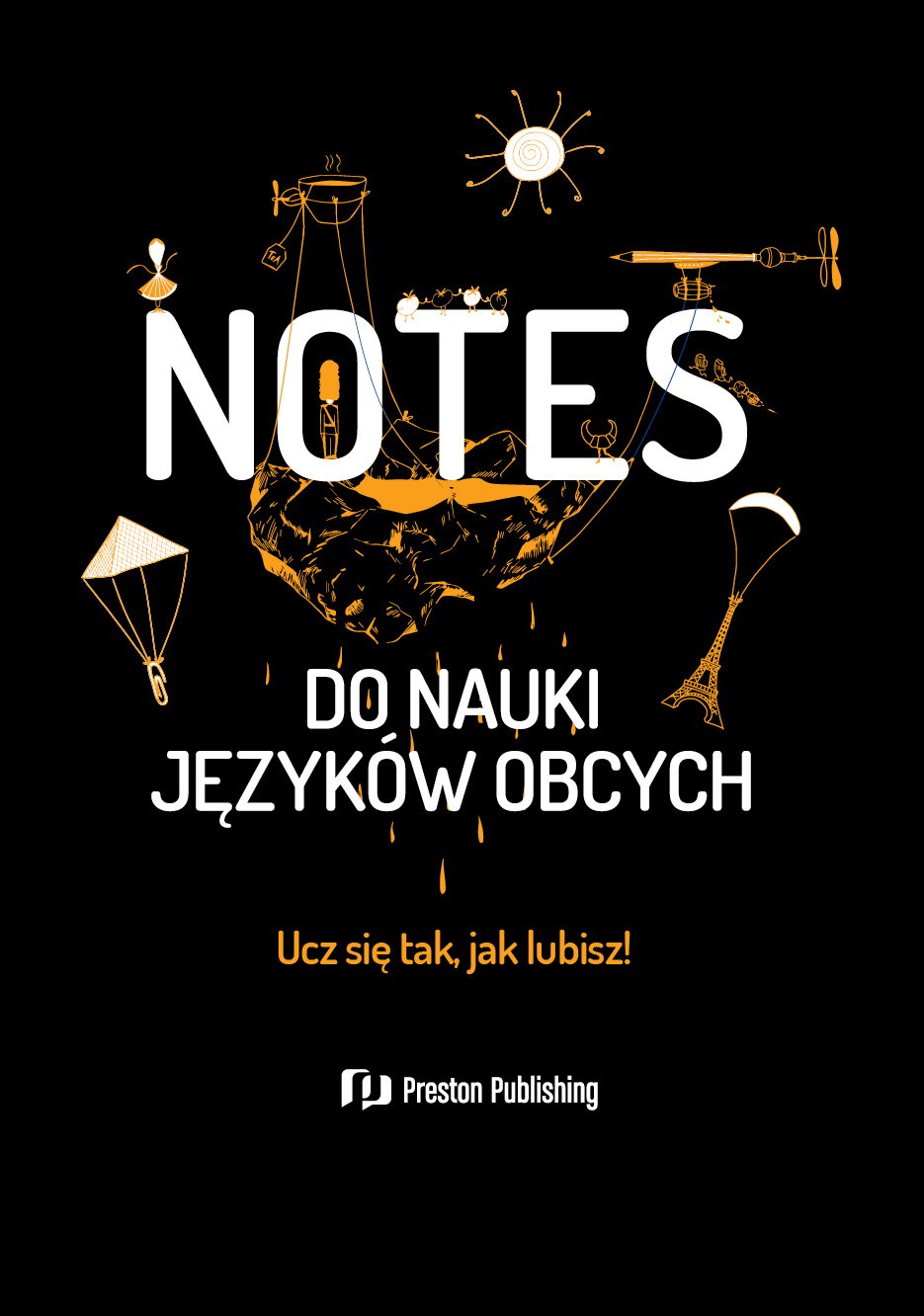 Image of Notes do nauki języków obcych (czarna okładka)