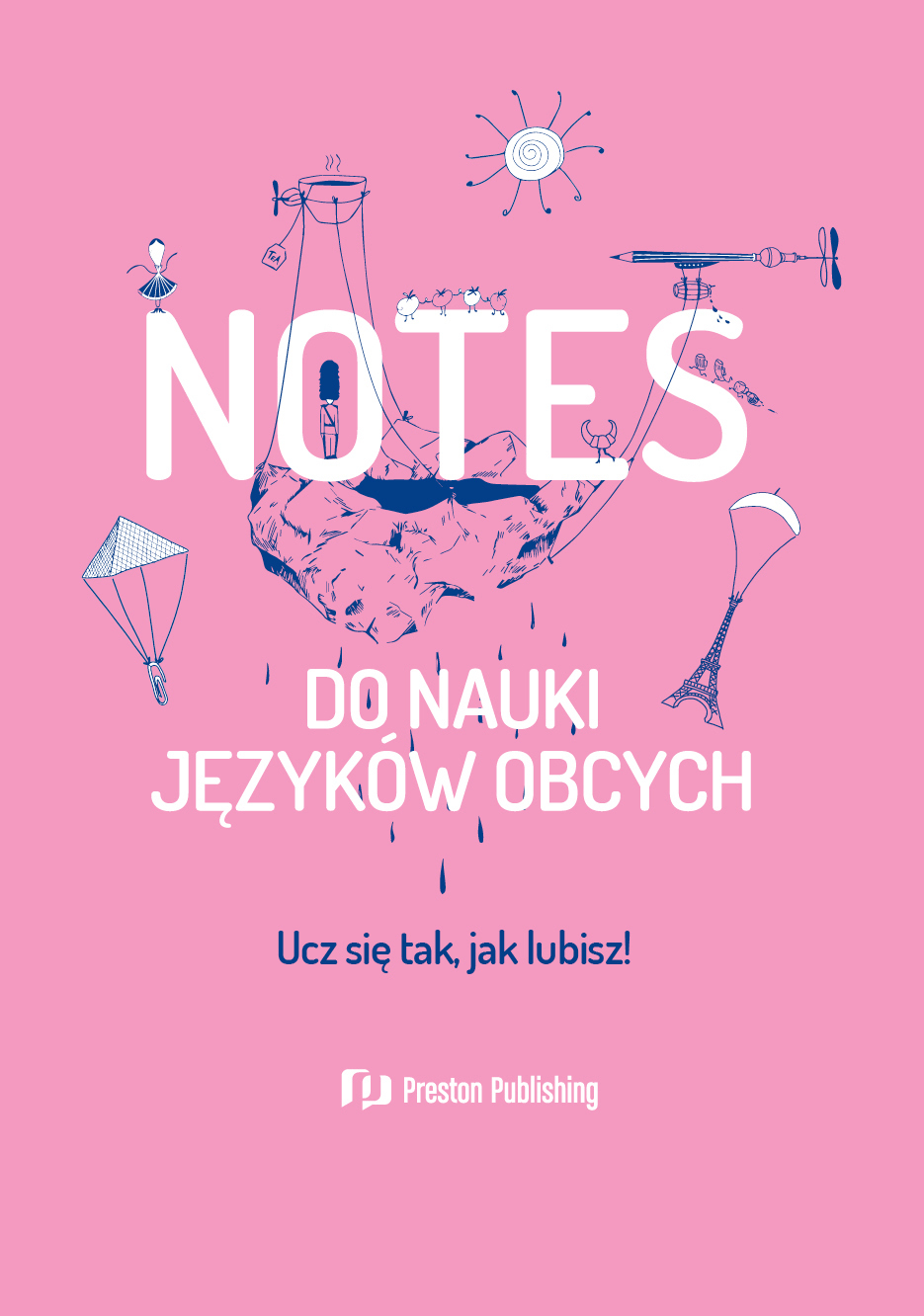 Image of Notes do nauki języków obcych (okładka pudrowy róż)