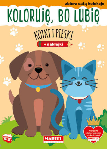 Image of Kotki i pieski. Koloruję, bo lubię