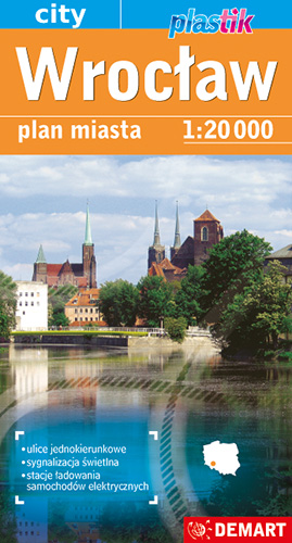 Image of Wrocław plan miasta 1:20 000. Plastik