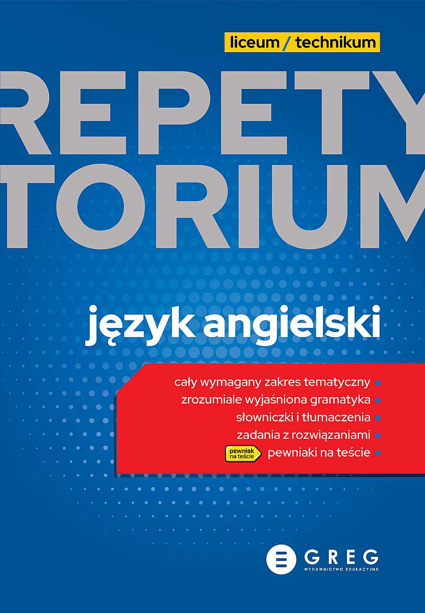 Image of Język angielski. Repetytorium liceum/technikum
