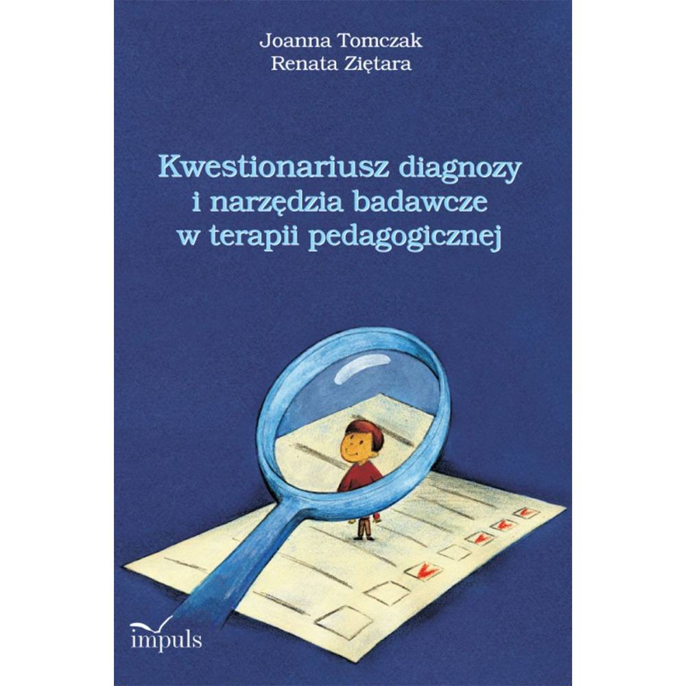 Image of Kwestionariusz diagnozy i narzędzia badawcze w terapii pedagogicznej