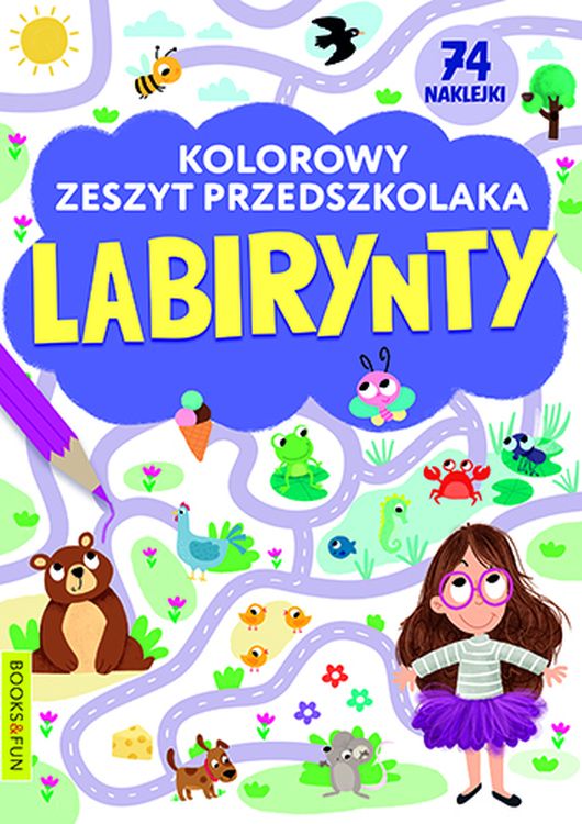 Image of Labirynty. Kolorowy zeszyt przedszkolaka