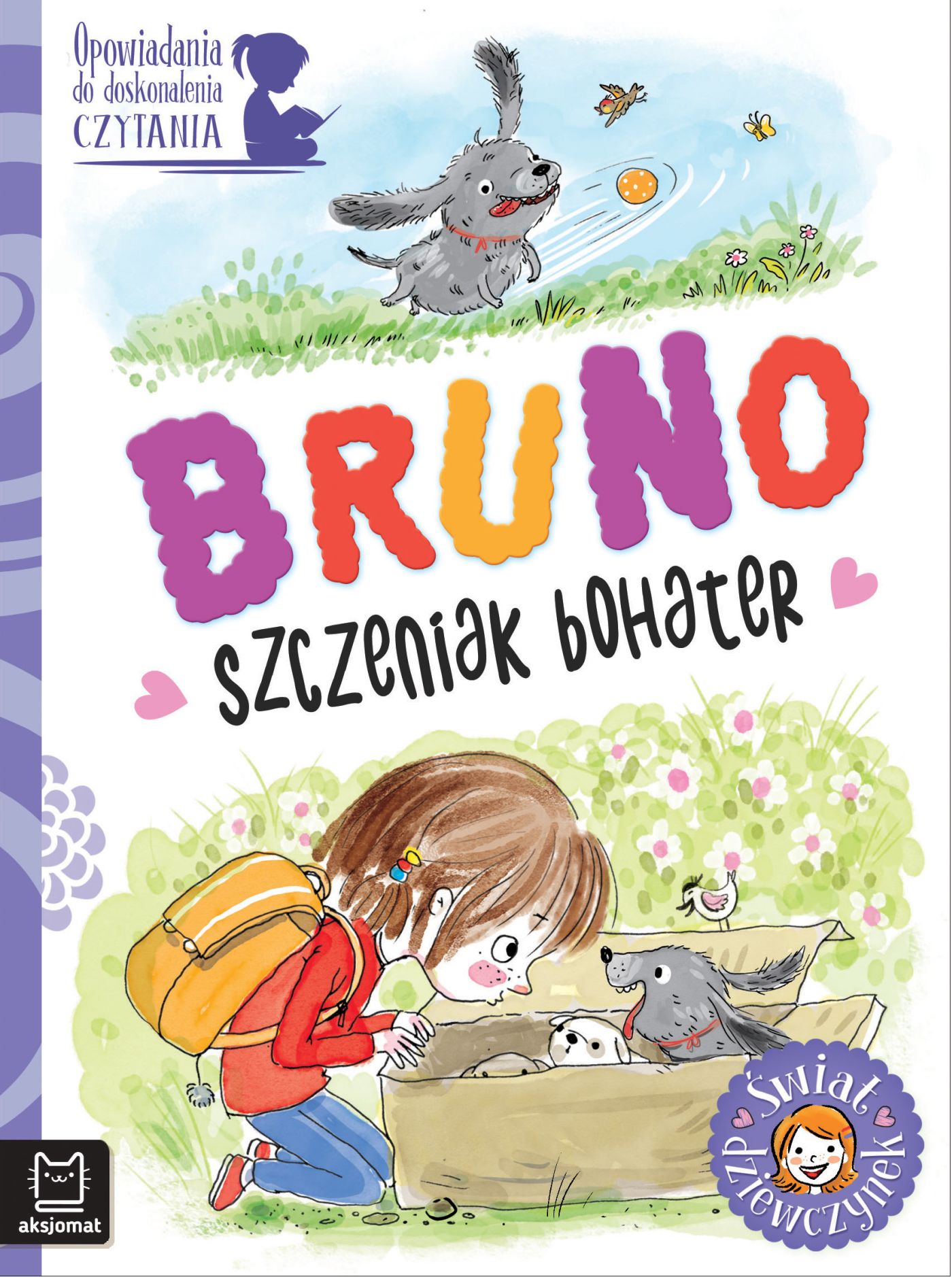 Image of Bruno, szczeniak bohater. Opowiadania do doskonalenia czytania. Świat dziewczynek