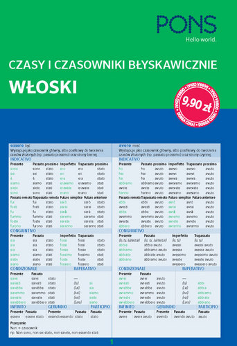 Image of Czasy i czasowniki błyskawicznie MINI włoskie PONS