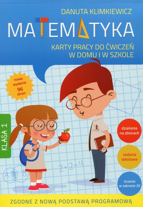 Image of Matematyka klasa 1 karty pracy do ćwiczeń w domu i w szkole wyd. 2016