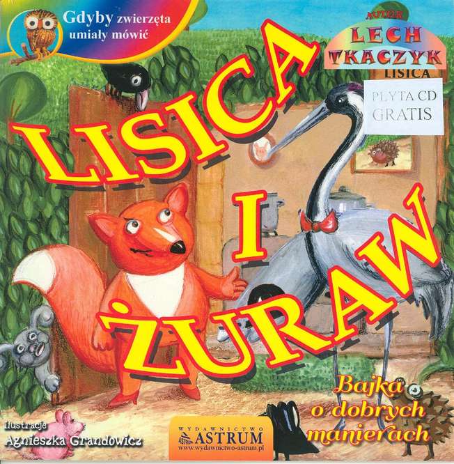 Image of Lisica i zuraw bajka o dobrych manierach + CD