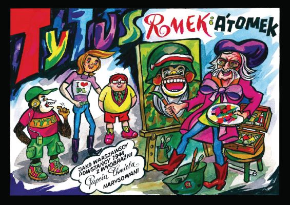 Image of Tytus, Romek i A’tomek jako warszawscy powstańcy 1944. Z wyobraźni Papcia Chmiela narysowani wyd. 2023