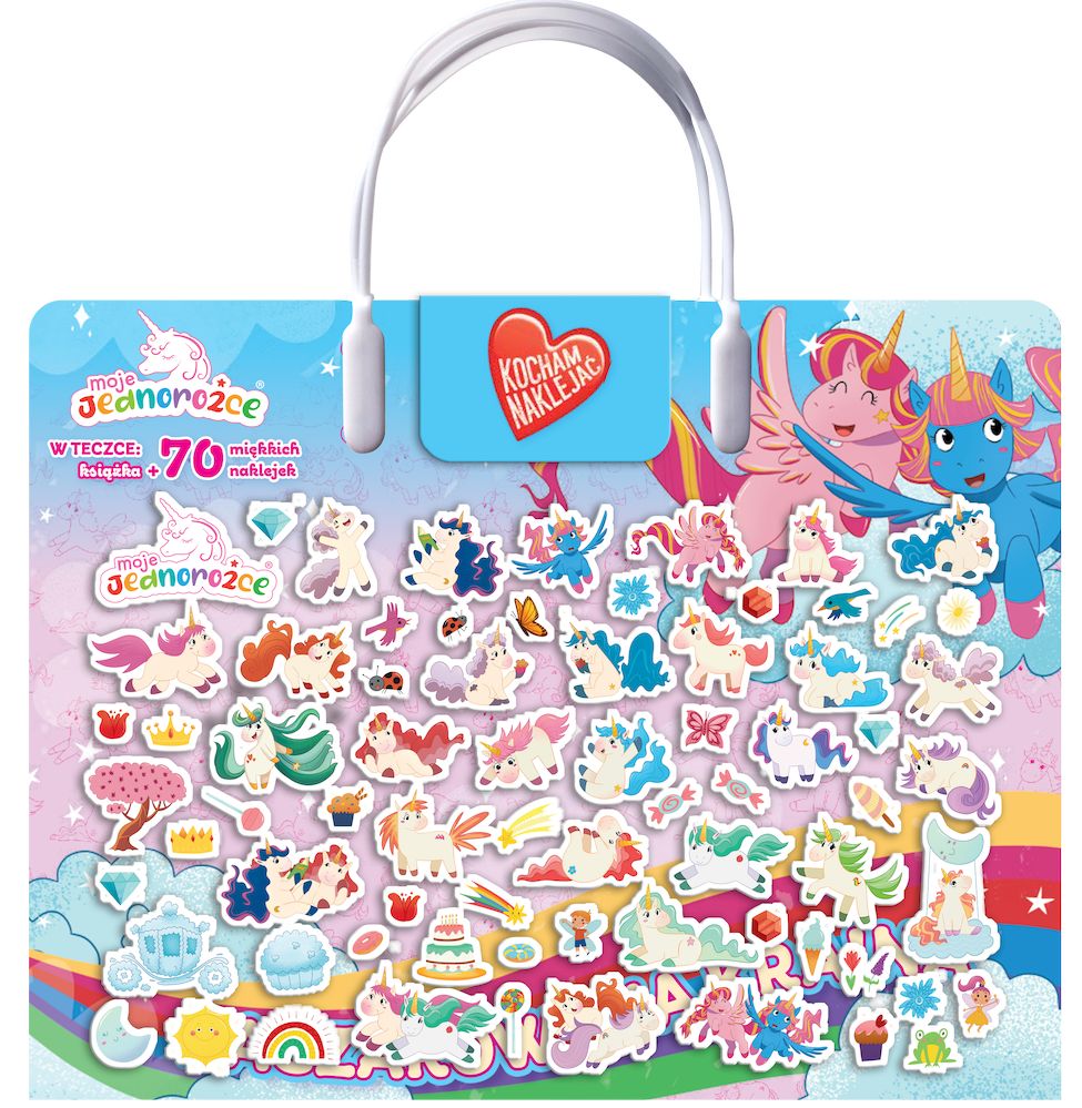 Image of Zaczarowana kraina. Moje Jednorożce. Kocham naklejać