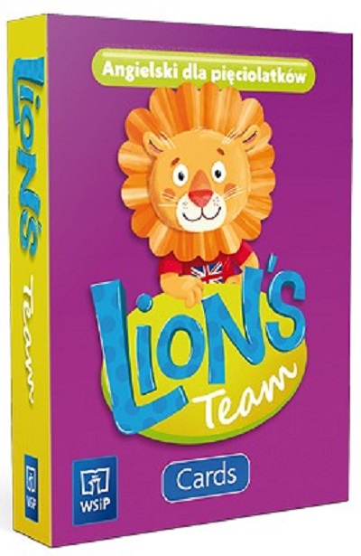 Image of Język angielski Lion's Team CARDS przedszkole Pięciolatek