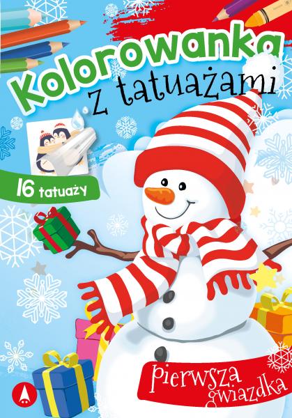 Image of Pierwsza gwiazdka. Kolorowanka z tatuażami