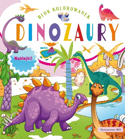Image of Dinozaury. Blok kolorowanek