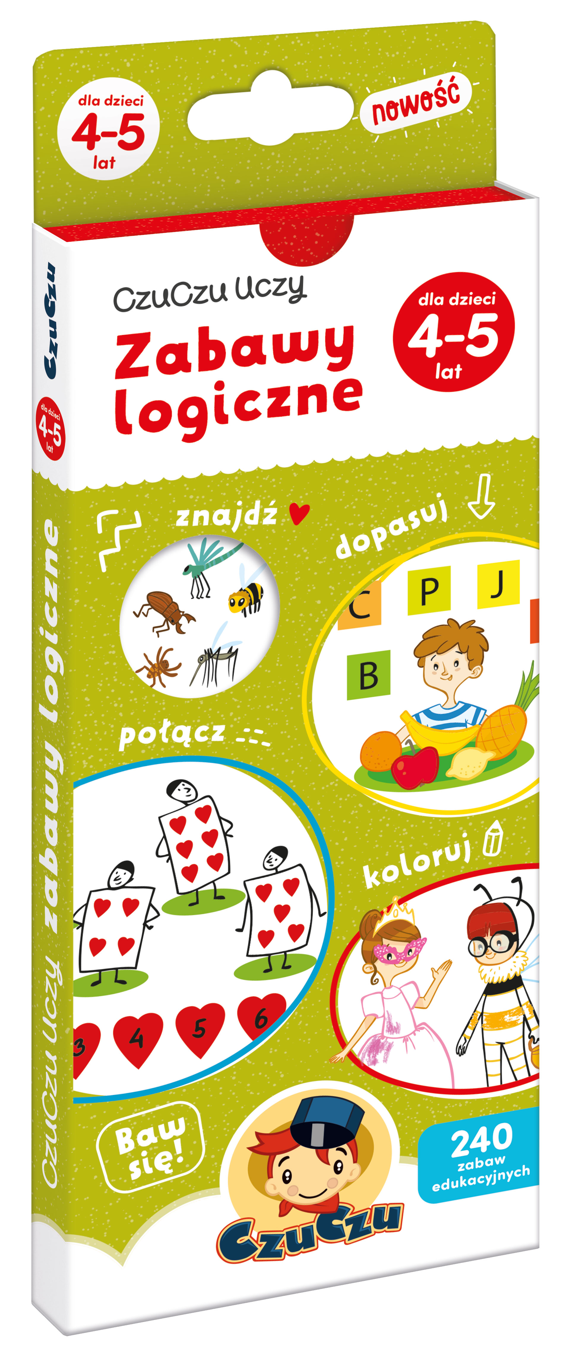 Image of Zabawy logiczne 4-5 lat CzuCzu