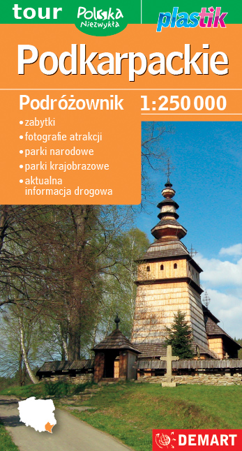 Image of Podkarpackie. Podróżownik 1:250 000