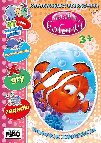 Image of Morskie zwierzęta. Słodkie kolorki