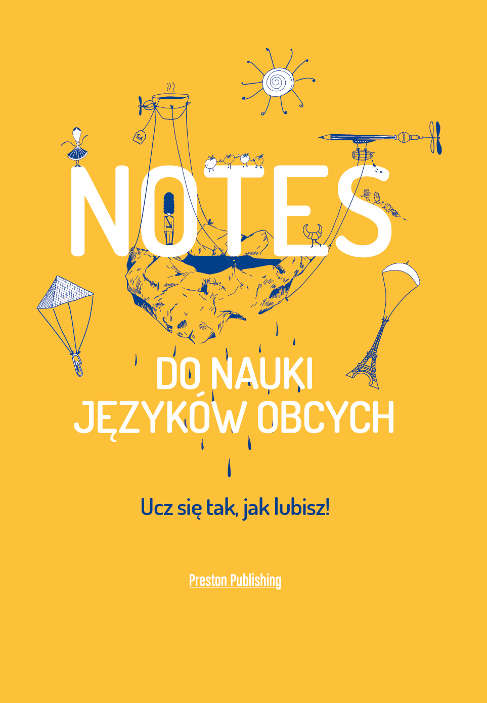 Image of Notes do nauki języków obcych (pomarańczowy)