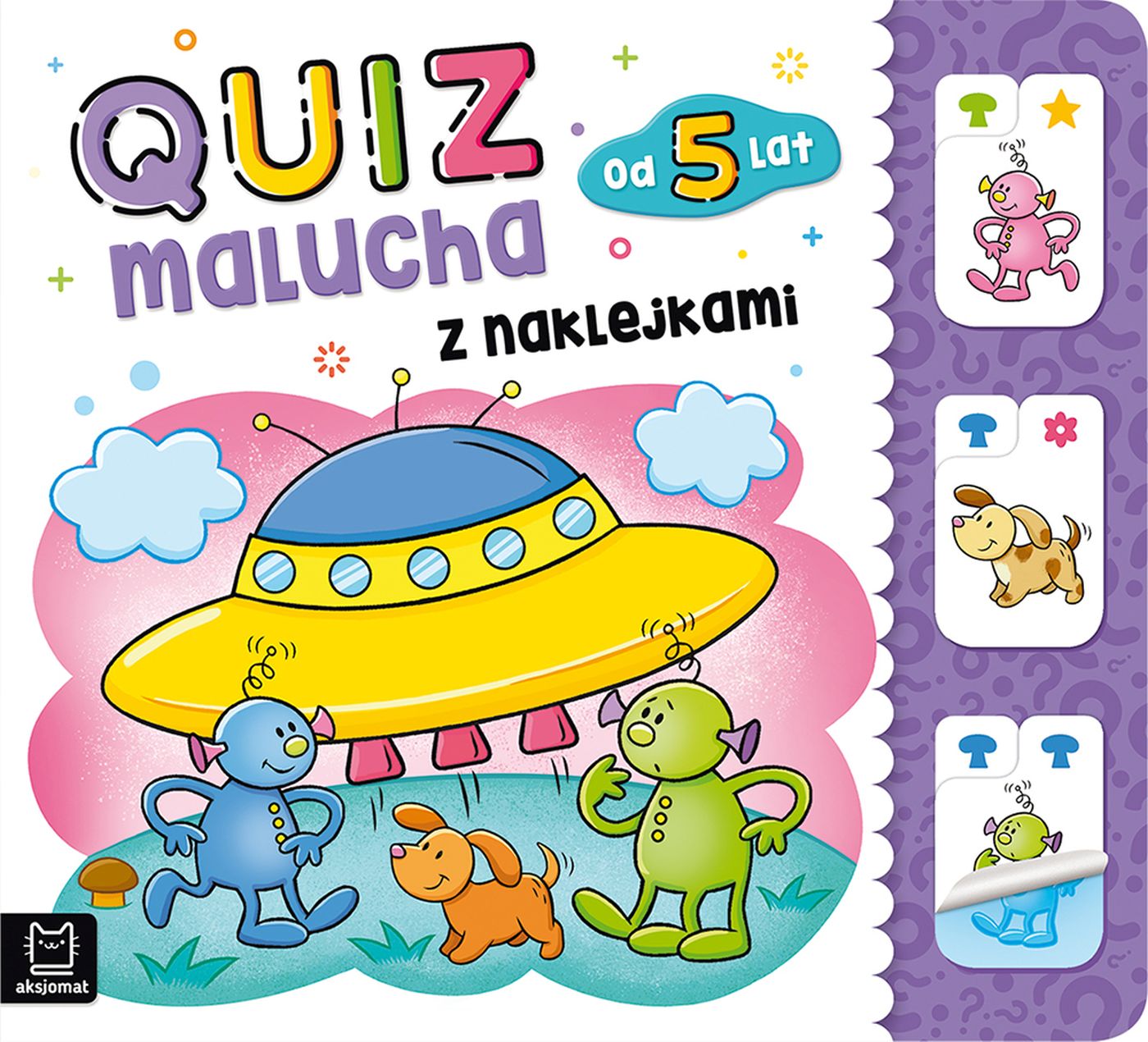Image of Quiz malucha z naklejkami od 5 lat