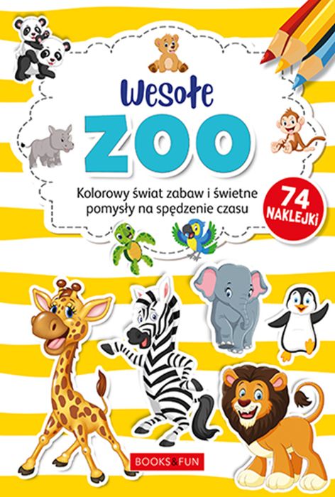 Image of Wesołe zoo plus naklejki z brokatem