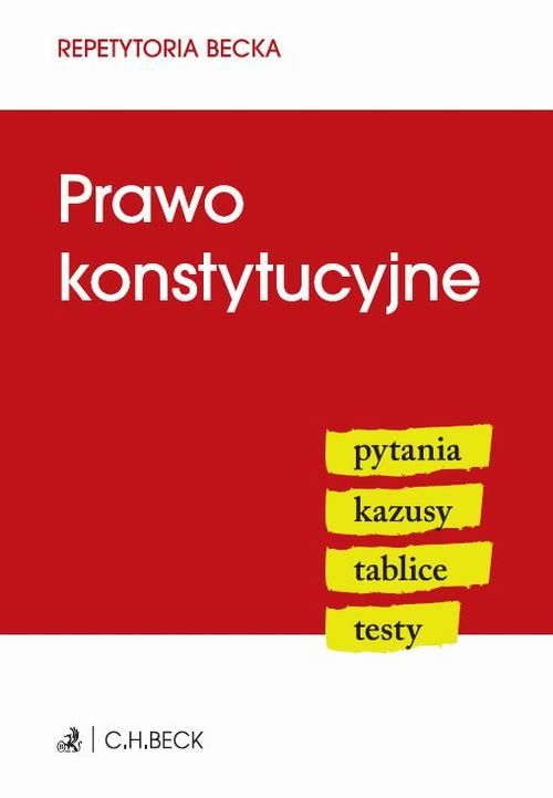 Image of Prawo konstytucyjne repetytoria becka