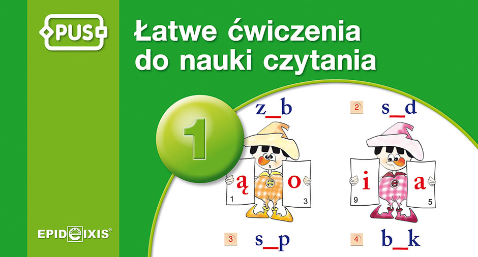 Image of PUS Łatwe ćwiczenia do nauki czytania część 1