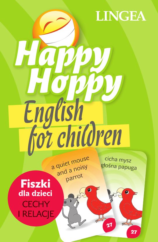 Image of Happy hoppy english for children fiszki dla dzieci cechy i relacje