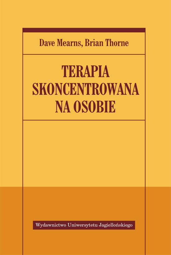 Image of Terapia skoncentrowana na osobie