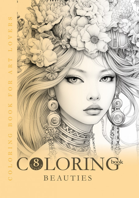 Image of Kolorowanka kreatywna A4 biżuteria