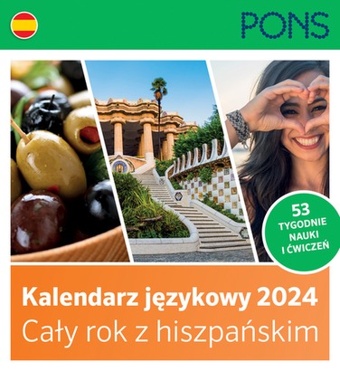 Image of Kalendarz językowy 2024 Cały rok z Hiszpańskim PONS