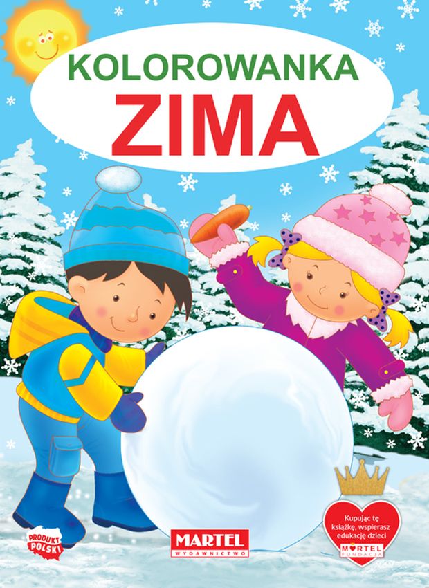 Image of Zima kolorowanka