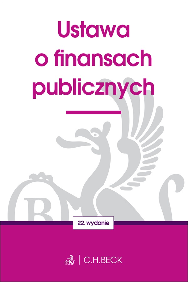 Image of Ustawa o finansach publicznych wyd. 22